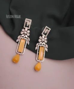 Glamaya Glamaya's Affordable Cz Doublet Earrings - Sparkle And Style! 1 GLAM-ER-CZ-45-467897-55-10