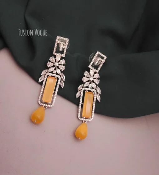 Glamaya Glamaya's Affordable Cz Doublet Earrings - Sparkle And Style! 1 GLAM-ER-CZ-45-467897-55-10