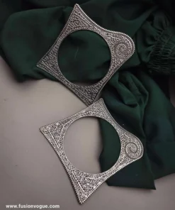 Glamaya Trendy Lightweight Oxidised Bangles 2.6: Stylish Armlets For Women 1 GLAM-BB-OX-50-383530-82-2