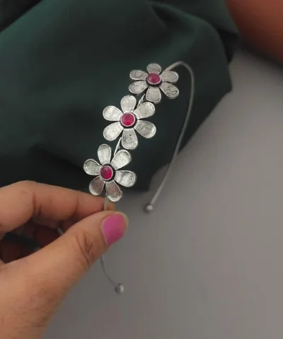Glamaya Trendy Oxidised Hairbands: Unique Designs For Girls 2 GLAM-HA-OX-40-811949-71-2