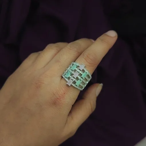 Glamaya Sparkling Cz Finger Ring: Stylish & Affordable 2 GLAM-RI-CZ-15F7-084101-25-7 Glamaya Sparkling Cz Finger Ring: Stylish & Affordable 2 GLAM-RI-CZ-15F7-084101-25-7