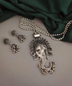 Glamaya Exquisite Oxidised Ganesha Jewelry Bundle 1 GLAM-CN-OX-25-681799-41-4