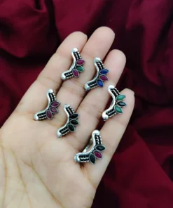 Glamaya Stylish Stone Clip On Nosepin For Trendy Women 1 GLAM-NP-ST-2-468569-5-5