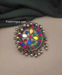 Glamaya Ethnic Boho Chic Multicolour Adjustable Ring 1 GLAM-RI-OX-40-225164-71-2