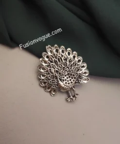 Glamaya Indian Statement Oxidised Brooch Set For Saree & Dupatta 1 GLAM-WB-OX-27F5-468772-45-2