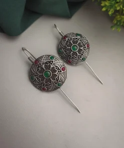 Glamaya Elegant Oxidised Brass Earcuff Earring For Women 1 GLAM-ER-BR-5F7-770353-11-7