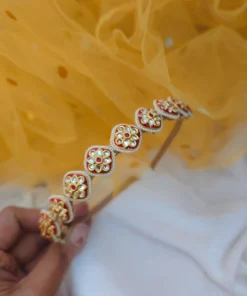 Glamaya Exquisite Kundan Wedding Hairband 2 GLAM-HA-KU-115-035204-150-2
