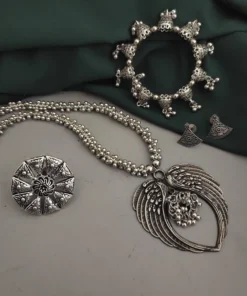 Glamaya Chic Oxidised Jewelry Combo Set For Weddings & Events 1 GLAM-CN-OX-100-533213-150-2