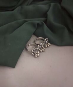Glamaya Trendy Adjustable Oxidised Double Finger Ring For Women 1 GLAM-RI-OX-8F3-627839-15-6