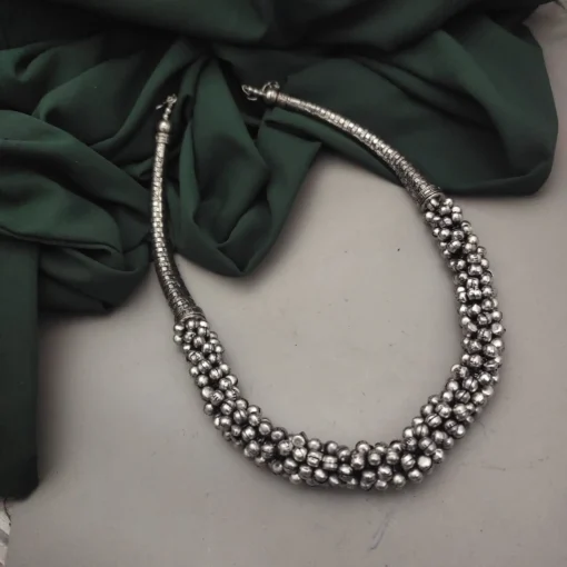 Glamaya Glamorous Ghungroo Hasli Necklace: Handcrafted Beauty For Women 1 GLAM-NE-OX-90-495143-150-2
