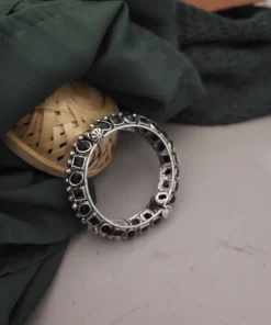 Glamaya Stylish Black Oxidised Bangle For Women - Screw Openable 1 GLAM-BB-OX-125-204408-215-2