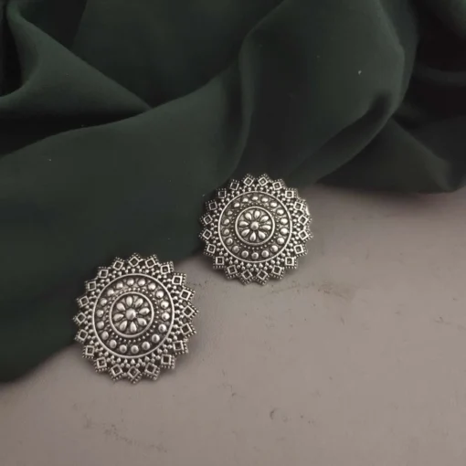 Glamaya Trendy Oxidised Stud Earrings For Women: Affordable & Latest Designs 1 GLAM-ER-OX-7F5-998159-16-4