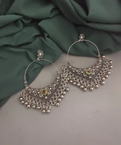 Glamaya Stylish Lightweight Chandbali Earrings With Pearl Detail 1 GLAM-ER-OX-9-281727-15-10