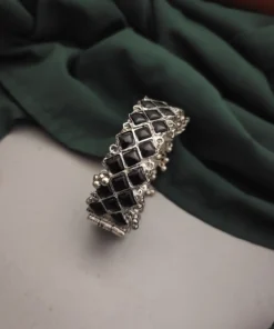 Glamaya Chic Black Oxidised Bracelet Bangle For Women 1 GLAM-BB-OX-50-939563-82-2