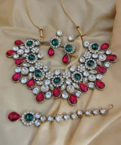 Glamaya Elegant Traditional Kundan Choker Set 1 GLAM-CN-KS-175-219989-275-2