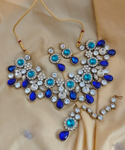 Glamaya Elegant Traditional Kundan Choker Set 2 GLAM-CN-KS-175-219989-275-2