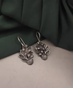 Glamaya Stylish Affordable Oxidised Silver Earrings - Trendy Lookalike Designs 1 GLAM-ER-OX-20-343054-45-3