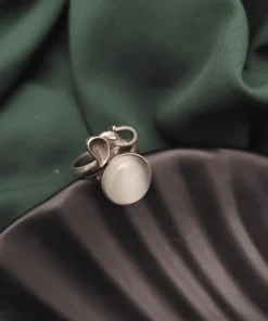 Glamaya Stylish Silver Elephant Ring For Women | Adjustable & Affordable 1 GLAM-RI-OX-40-575468-71-2