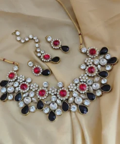 Glamaya Elegant Traditional Kundan Choker Set 4 GLAM-CN-KS-175-219989-275-2