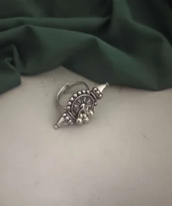 Glamaya Boho Chic Oxidised Tribal Adjustable Finger Ring - Women's Ethnic Jewelry 1 GLAM-RI-OX-25-114084-45-2