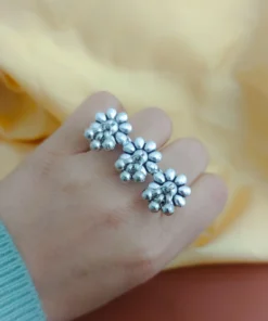 Glamaya Trendy Adjustable Oxidised Double Finger Ring For Women 2 GLAM-RI-OX-8F3-627839-15-6