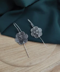 Glamaya Stylish Oxidised Earcuff Earrings: Trendy, Affordable, Unique 1 GLAM-ER-OX-15-609388-32-2
