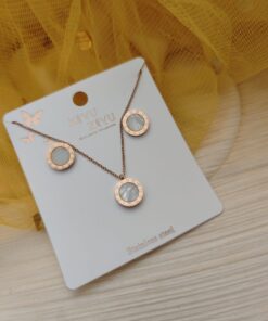 Glamaya Chic Pearl & Copper Jewelry Set 1 GLAM-CN-CO-21F4-816495-35-7