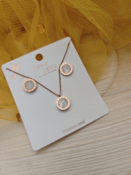 Glamaya Chic Pearl & Copper Jewelry Set 1 GLAM-CN-CO-21F4-816495-35-7