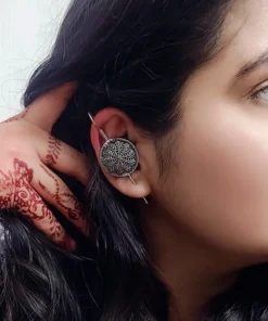 Glamaya Stylish Trendy Oxidised Earcuff Earrings For Women 2 GLAM-ER-OX-7F5-360496-16-4