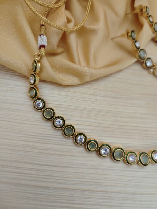 Glamaya Sparkling Diamond Necklace & Earrings Set: Elegant & Affordable 3 GLAM-CN-CZ-125-322147-145-4