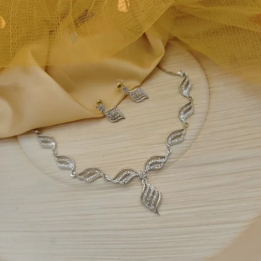 Glamaya Sparkling Cz Statement Necklace & Earring Set 3 GLAM-CN-CZ-50-281901-86-5 Glamaya Sparkling Cz Statement Necklace & Earring Set 3 GLAM-CN-CZ-50-281901-86-5