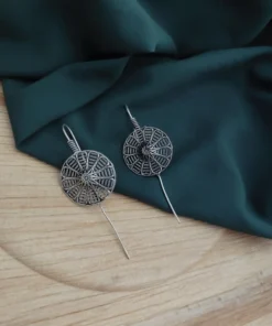 Glamaya Stylish Oxidised Brass Earcuff Earrings: Trendy & Affordable 1 GLAM-ER-BR-15-624211-32-2