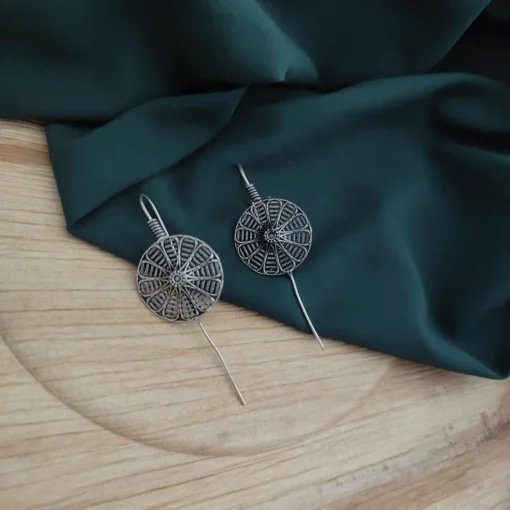 Glamaya Stylish Oxidised Brass Earcuff Earrings: Trendy & Affordable 1 GLAM-ER-BR-15-624211-32-2