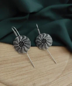 Glamaya Chic Oxidised Earcuff Earrings: Trendy, Unique & Affordable 1 GLAM-ER-OX-15-570775-32-2