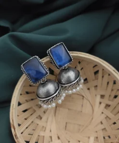 Glamaya Monalisa Stone Jhumka Earring 3 GLAM-ER-ST-43F3-897384-66-3
