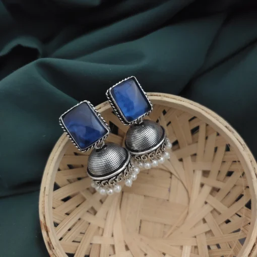 Glamaya Monalisa Stone Jhumka Earring 3 GLAM-ER-ST-43F3-897384-66-3 Glamaya Monalisa Stone Jhumka Earring 3 GLAM-ER-ST-43F3-897384-66-3