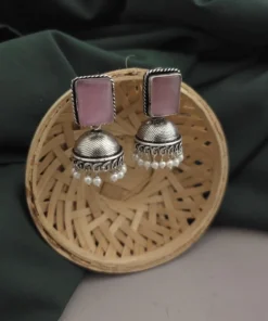 Glamaya Monalisa Stone Jhumka Earring 6 GLAM-ER-ST-43F3-897384-66-3 Glamaya Monalisa Stone Jhumka Earring 6 GLAM-ER-ST-43F3-897384-66-3