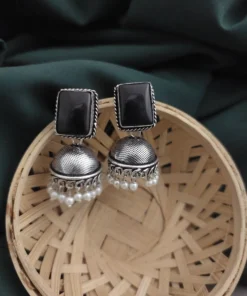 Glamaya Monalisa Stone Jhumka Earring 1 GLAM-ER-ST-43F3-897384-66-3