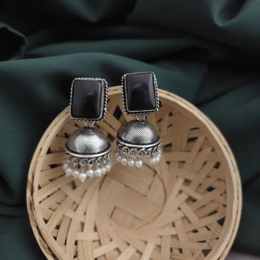 Glamaya Monalisa Stone Jhumka Earring 1 GLAM-ER-ST-43F3-897384-66-3