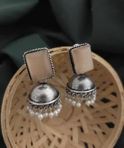 Glamaya Monalisa Stone Jhumka Earring 11 GLAM-ER-ST-43F3-897384-66-3 Glamaya Monalisa Stone Jhumka Earring 11 GLAM-ER-ST-43F3-897384-66-3