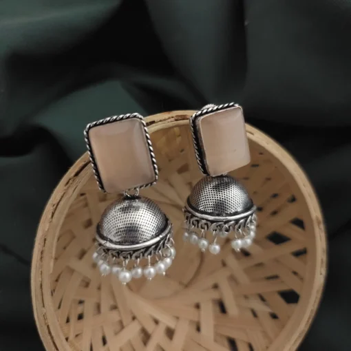 Glamaya Monalisa Stone Jhumka Earring 11 GLAM-ER-ST-43F3-897384-66-3 Glamaya Monalisa Stone Jhumka Earring 11 GLAM-ER-ST-43F3-897384-66-3