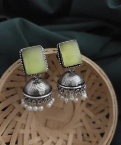 Glamaya Monalisa Stone Jhumka Earring 5 GLAM-ER-ST-43F3-897384-66-3 Glamaya Monalisa Stone Jhumka Earring 5 GLAM-ER-ST-43F3-897384-66-3