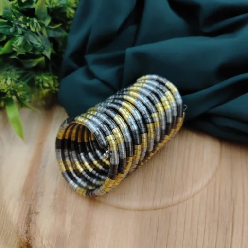 Glamaya Oxidised Spiral Bracelet Free Size 3 GLAM-BB-OX-60-675065-89-2 Glamaya Oxidised Spiral Bracelet Free Size 3 GLAM-BB-OX-60-675065-89-2