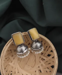 Glamaya Monalisa Stone Jhumka Earring 10 GLAM-ER-ST-43F3-897384-66-3 Glamaya Monalisa Stone Jhumka Earring 10 GLAM-ER-ST-43F3-897384-66-3