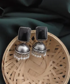 Glamaya Monalisa Stone Jhumka Earring 2 GLAM-ER-ST-43F3-897384-66-3