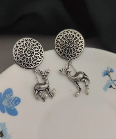 Glamaya Mrigakshi Deer Earrings 2 GLAM-ER-OX-5F6-423750-10-9