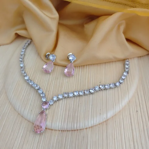 Glamaya Cz Deepika Inspired Necklace Earring Set 6 GLAM-CN-CZ-75-976843-95-4 Glamaya Cz Deepika Inspired Necklace Earring Set 6 GLAM-CN-CZ-75-976843-95-4