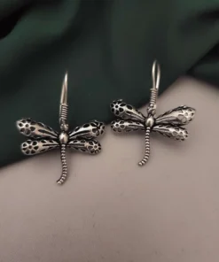 Glamaya Oxidised Dragonfly Earrings 1 GLAM-ER-OX-8-009836-17-5