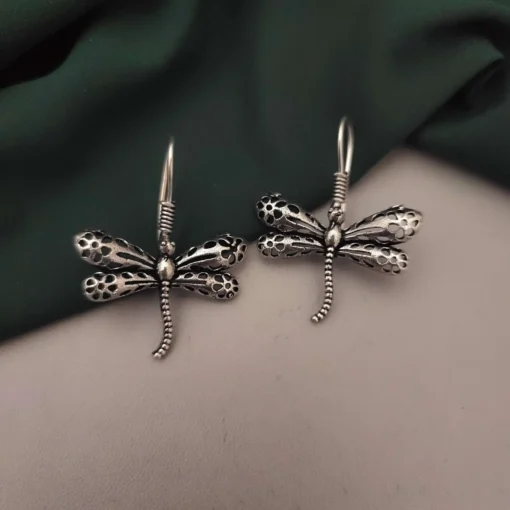 Glamaya Oxidised Dragonfly Earrings 1 GLAM-ER-OX-8-009836-17-5
