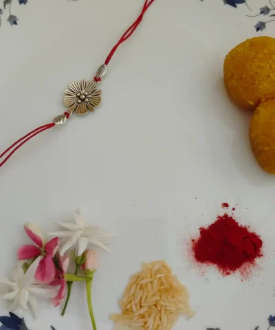 Glamaya Oxidised Flower Rakhi 1 GLAM-BB-OX-2F8-596919-5-9